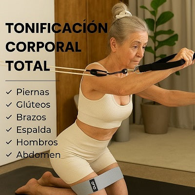 Combo barra pilates + Obsequio parche masajeador