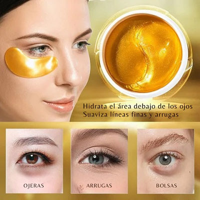 PARCHES DE OJOS ORO GOLD